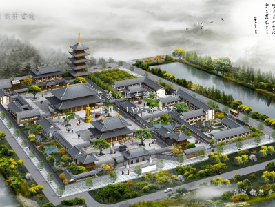 廊坊寺庙建筑总体规划方案